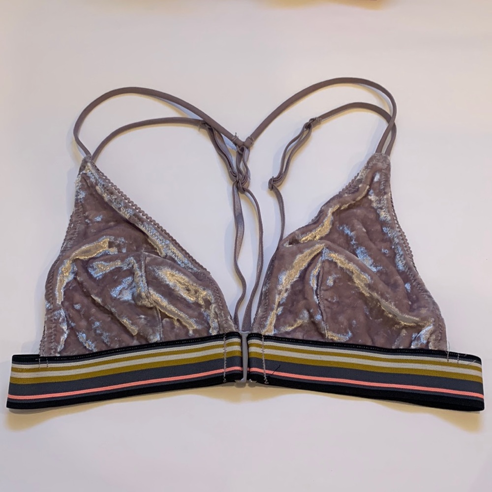 VS - Silver Velvet Bralette